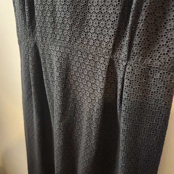 Aubin & Wills Embroidered Floral Black Dress Size 12 (UK) US size 8, 100% cotton - Picture 4 of 10